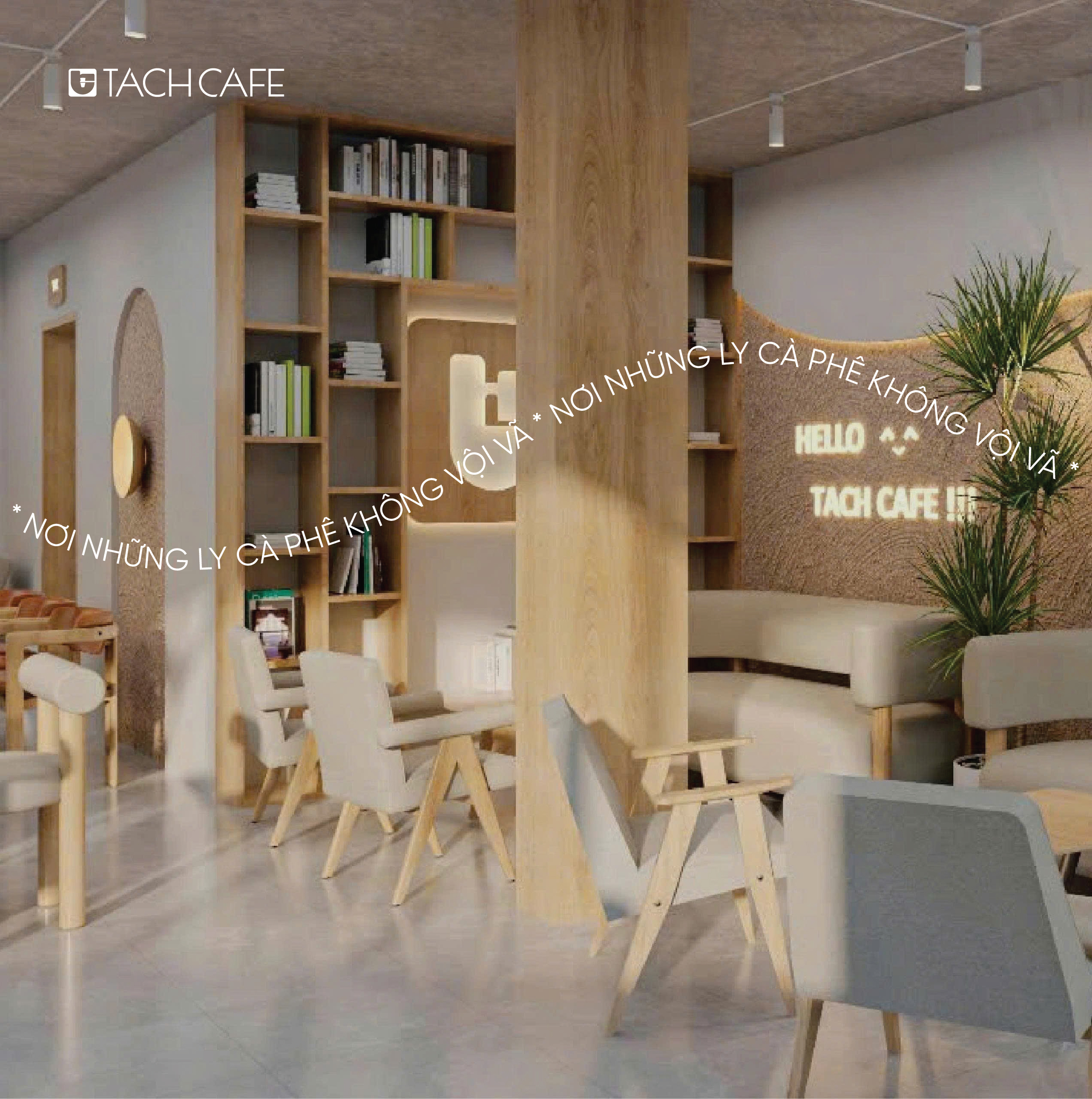 Không gian Tách Cafe